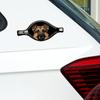 Adesivo Impermeabile per Auto da Cane Design Cerniera Decorazione Auto per Animali Adesivo per Auto da Cane Copri Graffi