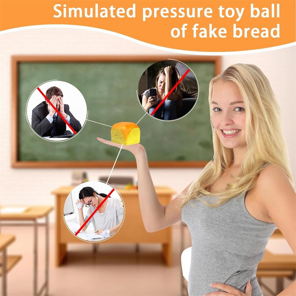 Hawaiian Bread Squeeze Toy Slow Rising Taba Squishy Stress Balls Soft Calming Squishes Fidget Toys for ADHD Party Favor Gift