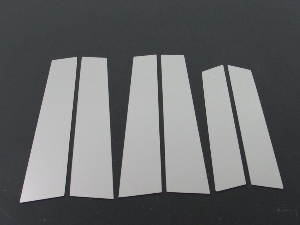 BRIGHTZ Stainless Steel Pillar Panels for RE Series Visors 1243 Ultra-Mirror CR-V (No Required) (6-Piece Set) [PIL-SIL-012]