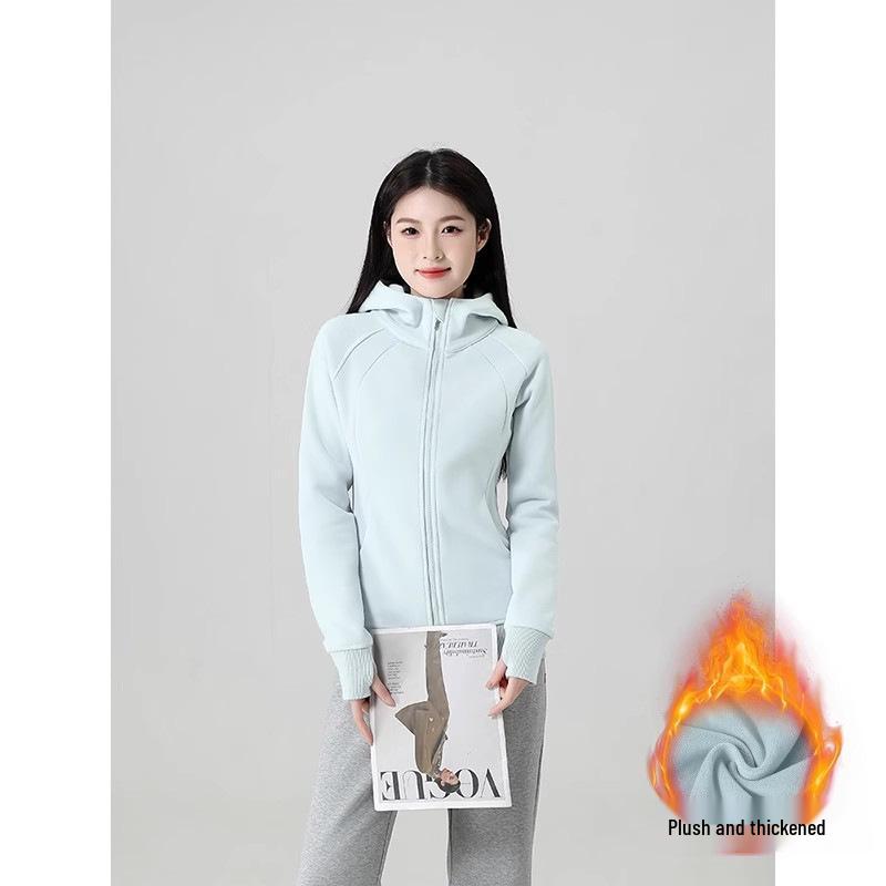 Dámská 2025 Slim Fit bunda s kapucí - Raný podzim, Krátký top korejského stylu obepínající pas