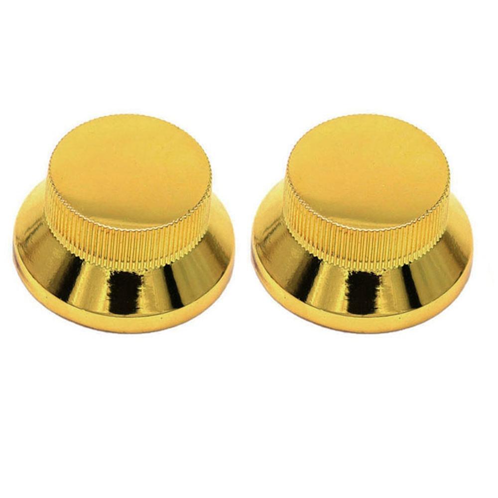 1pcs/2Pcs Guitar Bass Metal Top Hat Bell Speed Knobs for LP SG Guitar