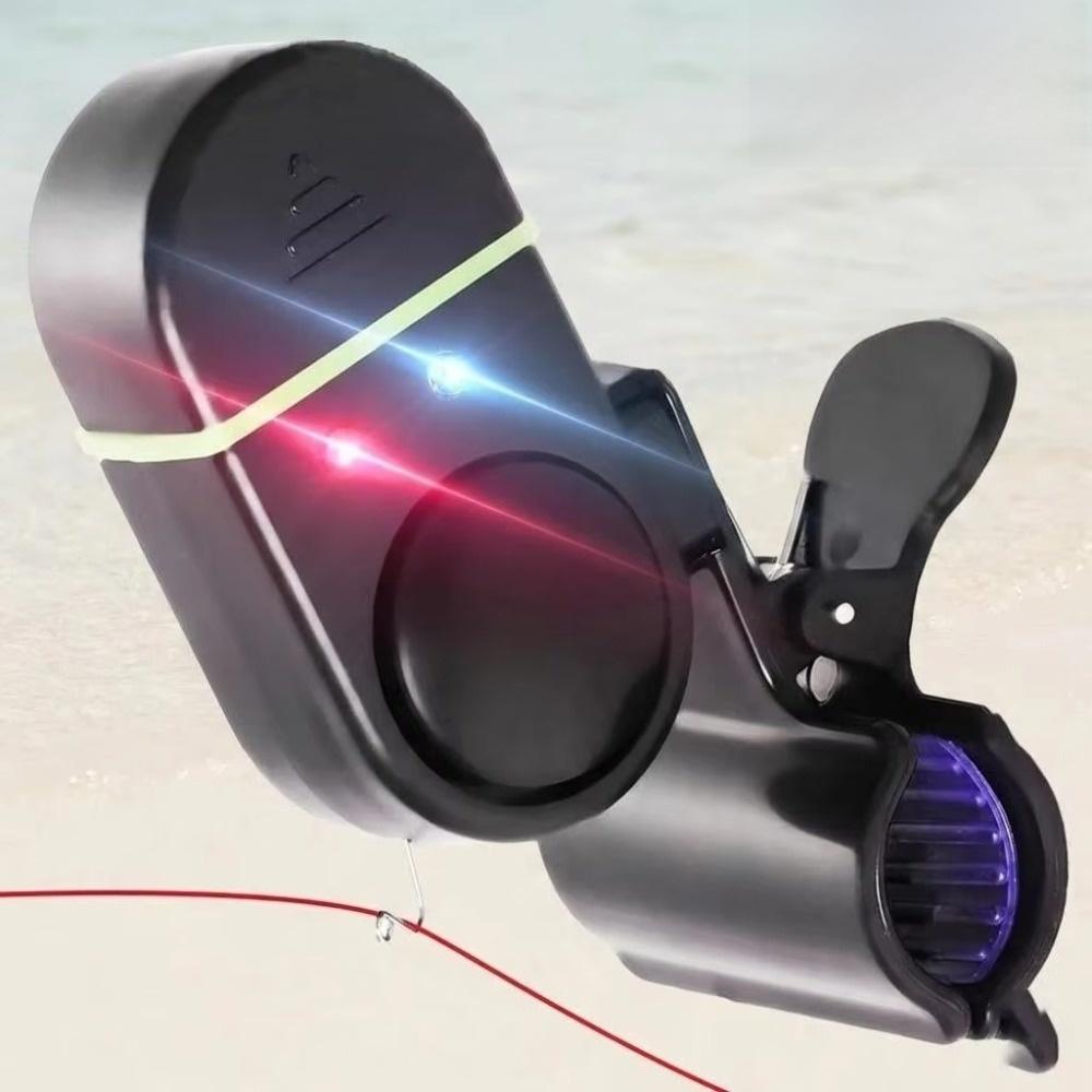 Sound Bell Alert Fish Bite Alert LED Light Indicator Fishing Rod Buzzer Fishing Indicator Night