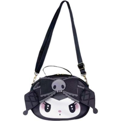 Hatayama Shoji Sanrio 2-Wege Handtasche, Mero Kuromi, ca.. H16.5 x B22 x T8cm, Produktnummer: 34203200
