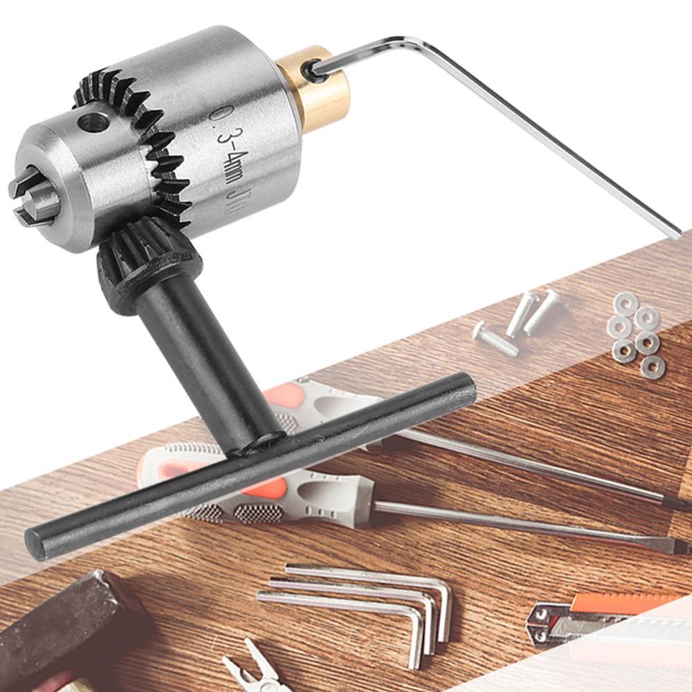 Chuck Key Mini Drill Chuck 0.3-4mm Taper Drill Chuck Precision Drill Chuck with Key For Lathe
