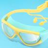 Hochauflösende Kinder-Schwimmbrillen für Jungen und Mädchen, Antibeschlag-Schwimmbrillen, Brillen mit großem Rahmen, Bequeme Silik
