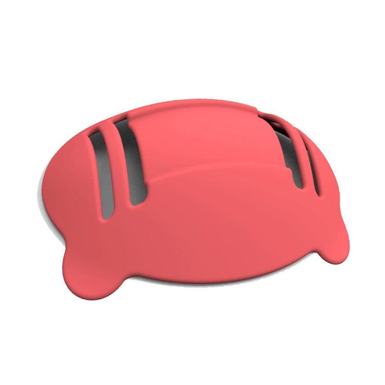 

1PC Motorbike bicycle helmet chin guard block Anti-stretching chin spacer Battery car helmet silicone accessories красный