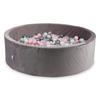 Dry Ball Pit 700 Pieces 130X40 Velvet Lilac: Pearl, Transparent, Silver, Light Pink