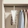 Space Saving V Shaped Hanger Rotatable Hat Rack Portable Multi Hook Organizer