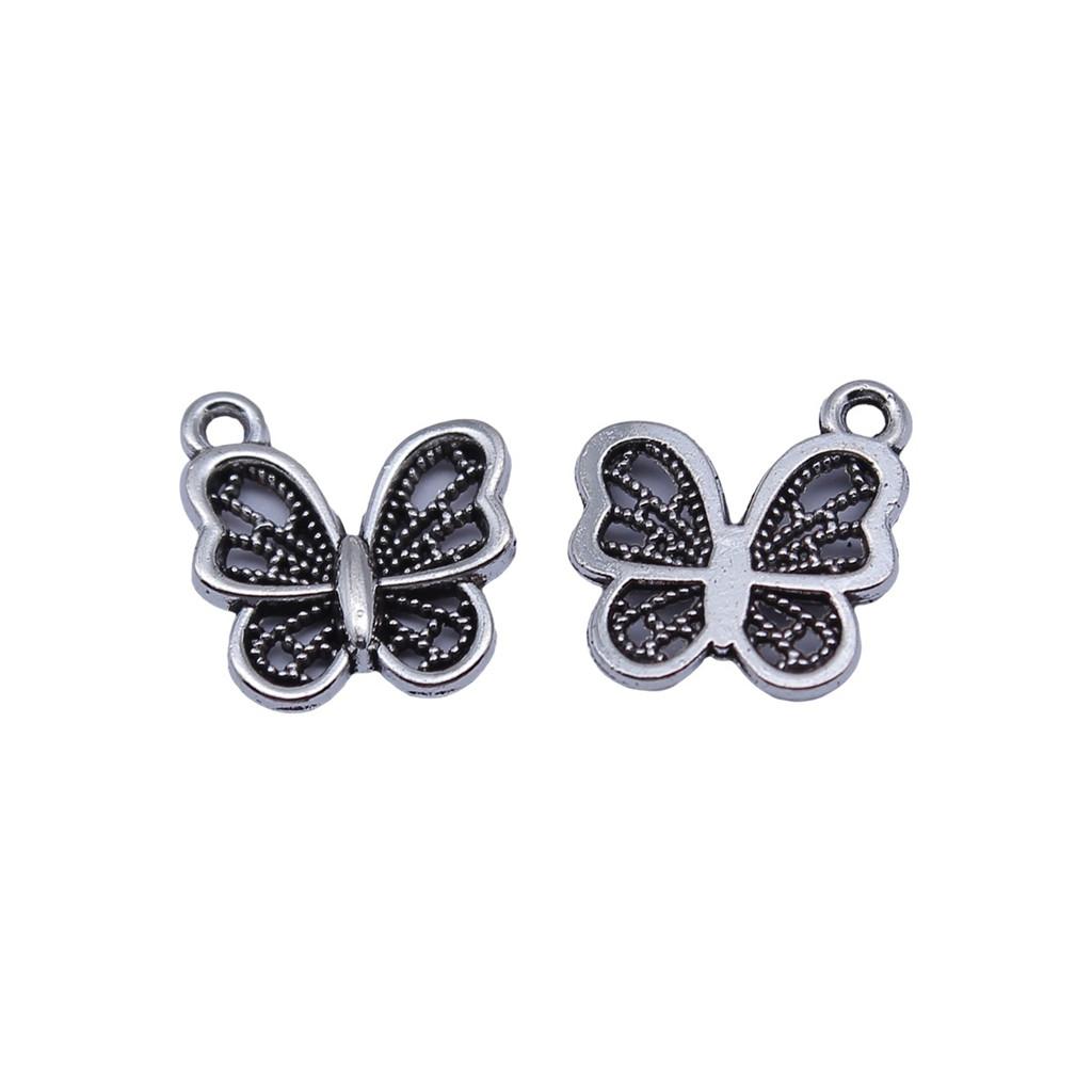 Butterfly Charms Simple Pendants For Minimalist DIY Jewelry Making