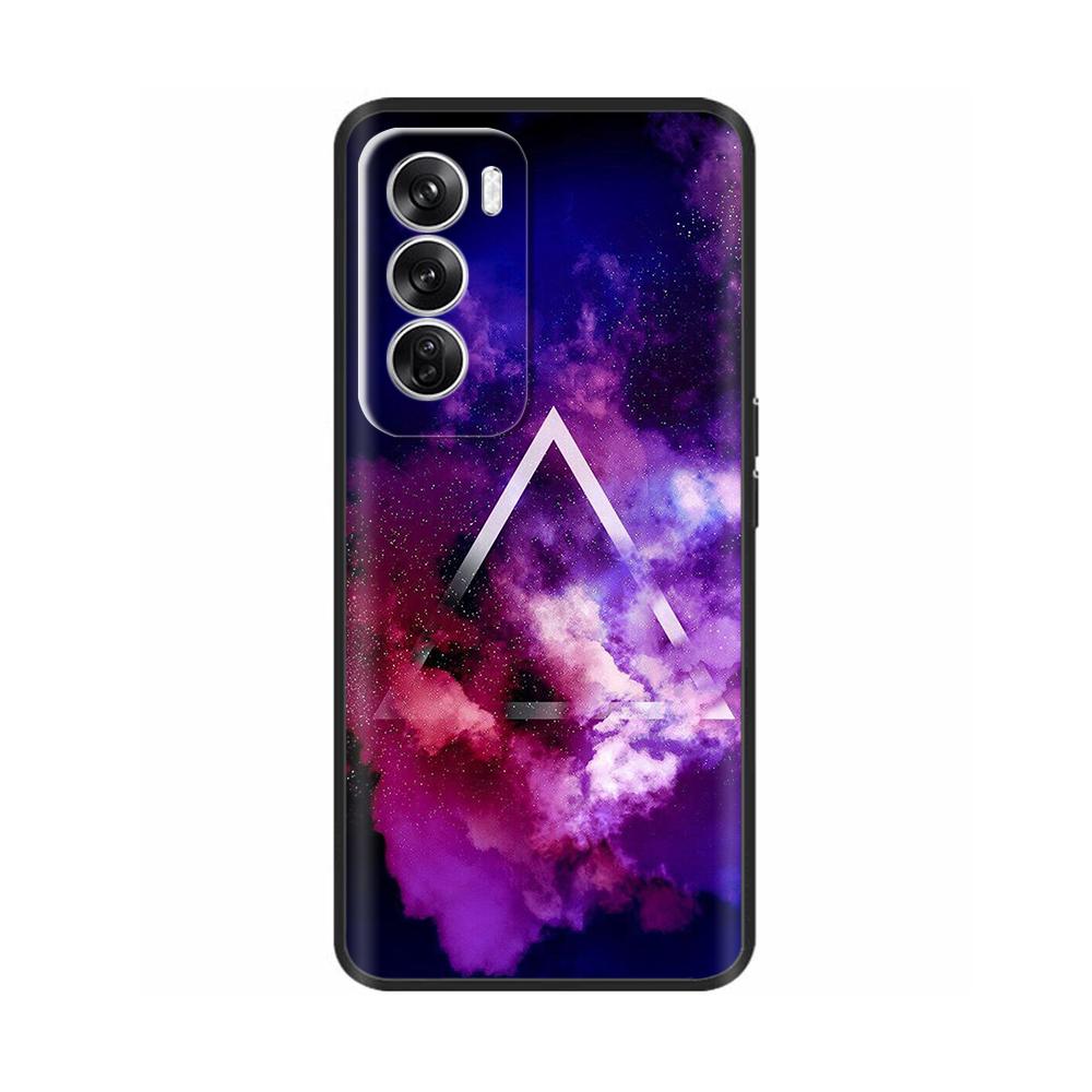 For OPPO Reno 12 5G Case Flower Painted Soft TPU Silicone Case Cover for Oppo Reno12 Pro Protective Shells On Reno 12Pro Capa