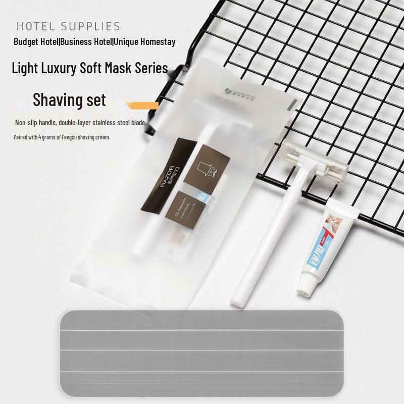 Individually Packaged Soft Bristle Disposable Toothbrush with Toothpaste for Home & Guest Use
