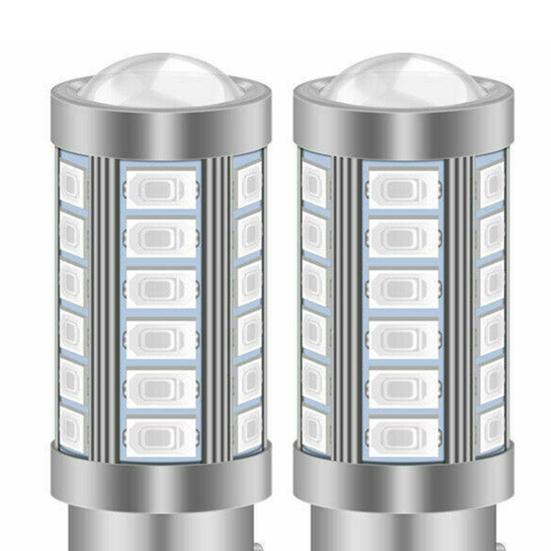 2 buc 1157 BAY15D mașină frână lumină de înaltă luminozitate unghi larg impermeabil LED roșu bec auto frână spate stop pentru ATV