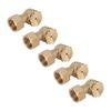 5PCS G1 2in Female Thread Brass Deck Jet Nozzles Durable Waterscape Fountain Nozzle Automatic Waterscape Nozzle for