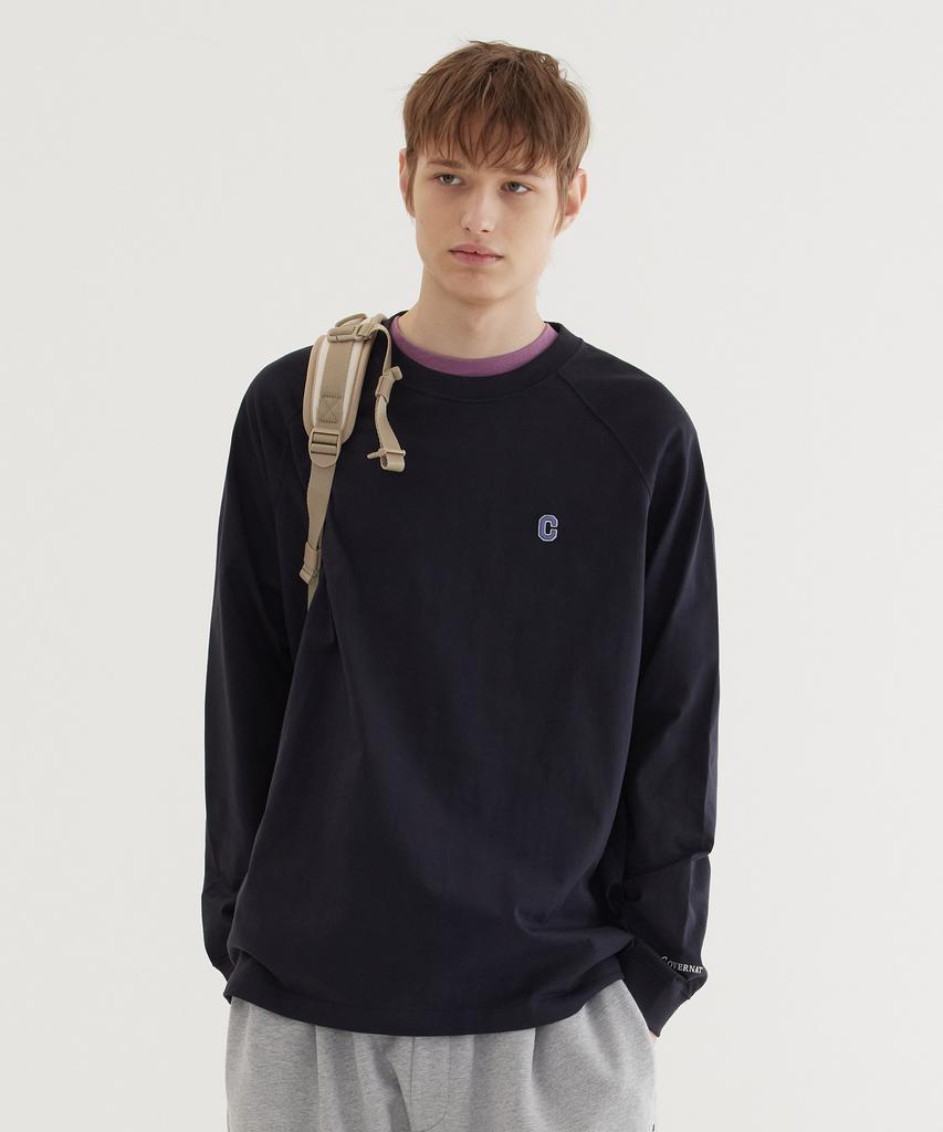 COVERNAT C Logo Long Sleeve Dark Navy