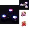 Premium Quality Led Light-up Flashing Fidget Tri-spinner For Anxiety And Stress Relief