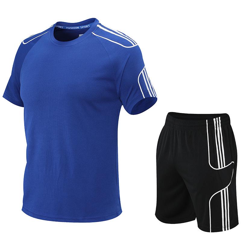 2024 Men's Summer Quick-Dry Sports Suit: Short-Sleeved Fitness & Running Wear.