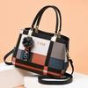 Fashionable Female Handbag With Large Capacity And Inner Zipper Pockets For Daily Carry