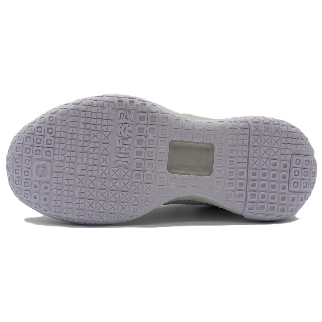 Anta Dominator Shock Absorption Non-Slip Wear-Resistant High-Top Basketball Shoes Men Sneakers White Black Purple 112241112-1