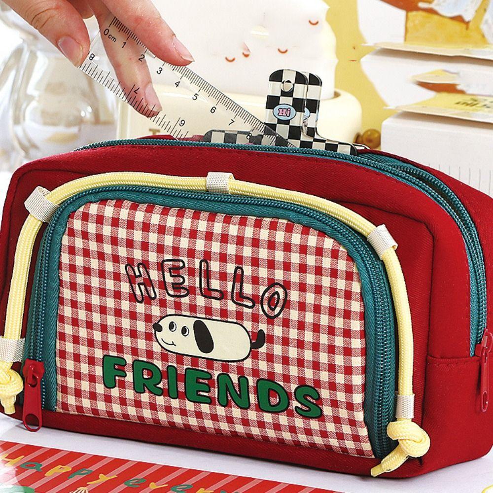 Detachable Stationery Pen Bag Portable Cosmetic Storage Bag  Student Supplies