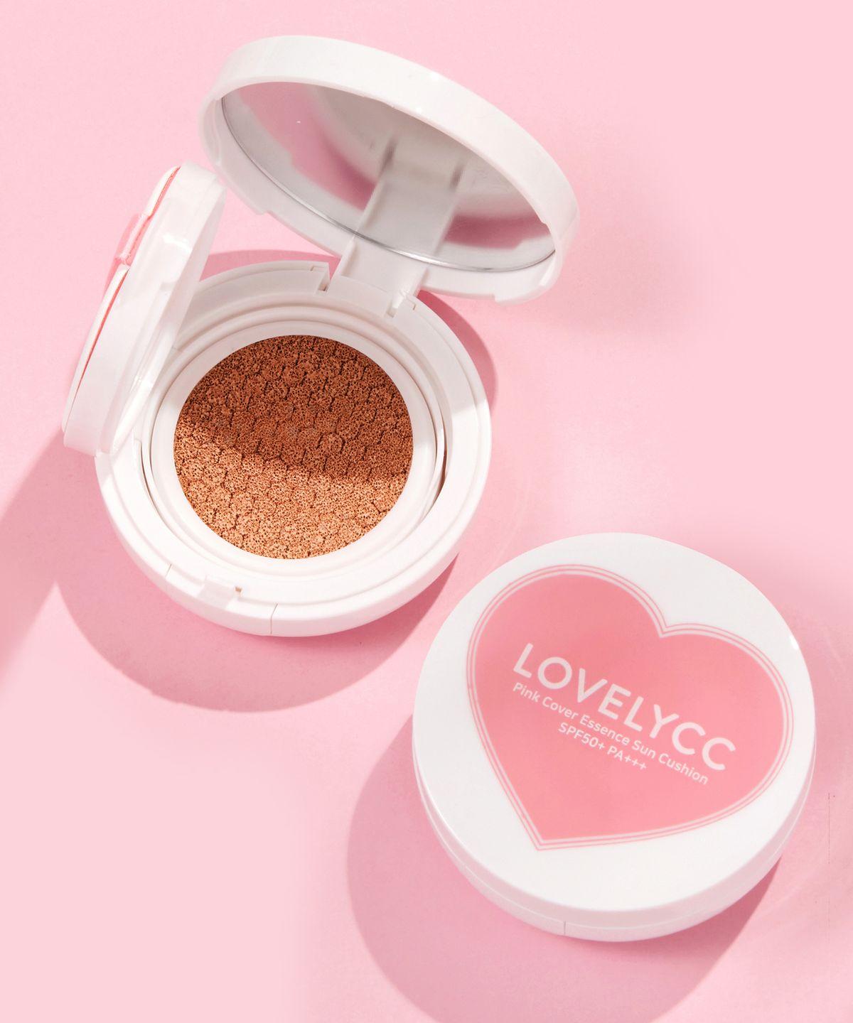 [2 Pack] Pink Tone-Up Cover Essence Sun Cushion SPF50+ PA+++ 15g No. 23