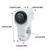 Motorbike Accessory Fog Light Spotlight On/Off Switches Aluminum 7/8in Motorcycle Handlebar Headlight Control Switches