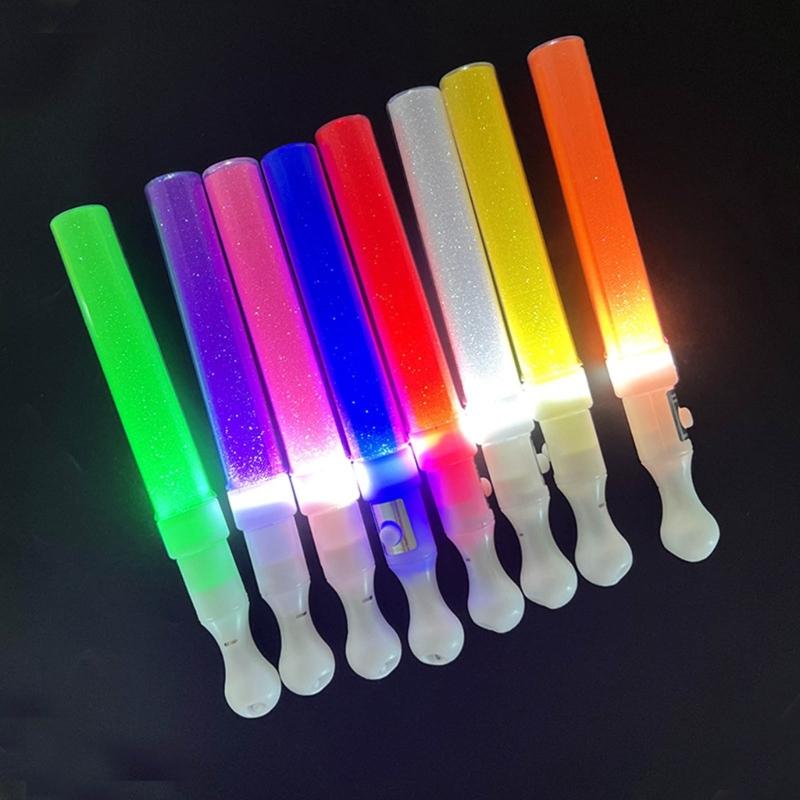 LED Glow Sticks Party Flashing Light Multi-color 3 Light Modes Bright Flashing Light Sticks for Festivals Rave Birthday