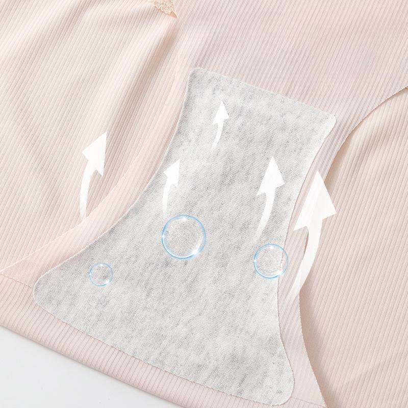 Sexy Ice Silk Underwear for Women Thin Mid-waist Pure Cotton Crotch Seamless Lace Edge Breathable Triangle Panties