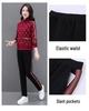 Women's Casual Three-Piece Suit: Long Sleeve Loose-Fit, Korean Style for Spring/Autumn, Age-Reducing, Plus Size Sportswear.