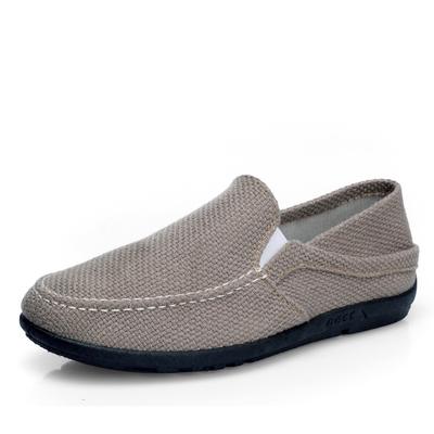 Fashion Summer Linen Breathable Men Loafers  Casual Shoes Fashion Slip On Driving Shoes Breathable Moccasins 2024