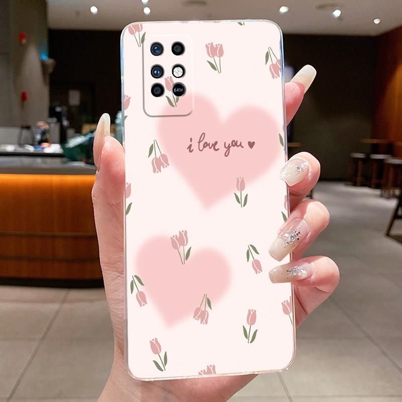 For Infinix Note 8 Casing Luxury Fashion Butterfly Flower Clear TPU Silicone Soft Jelly Cover For Infinix Note8 X692 Phone Case