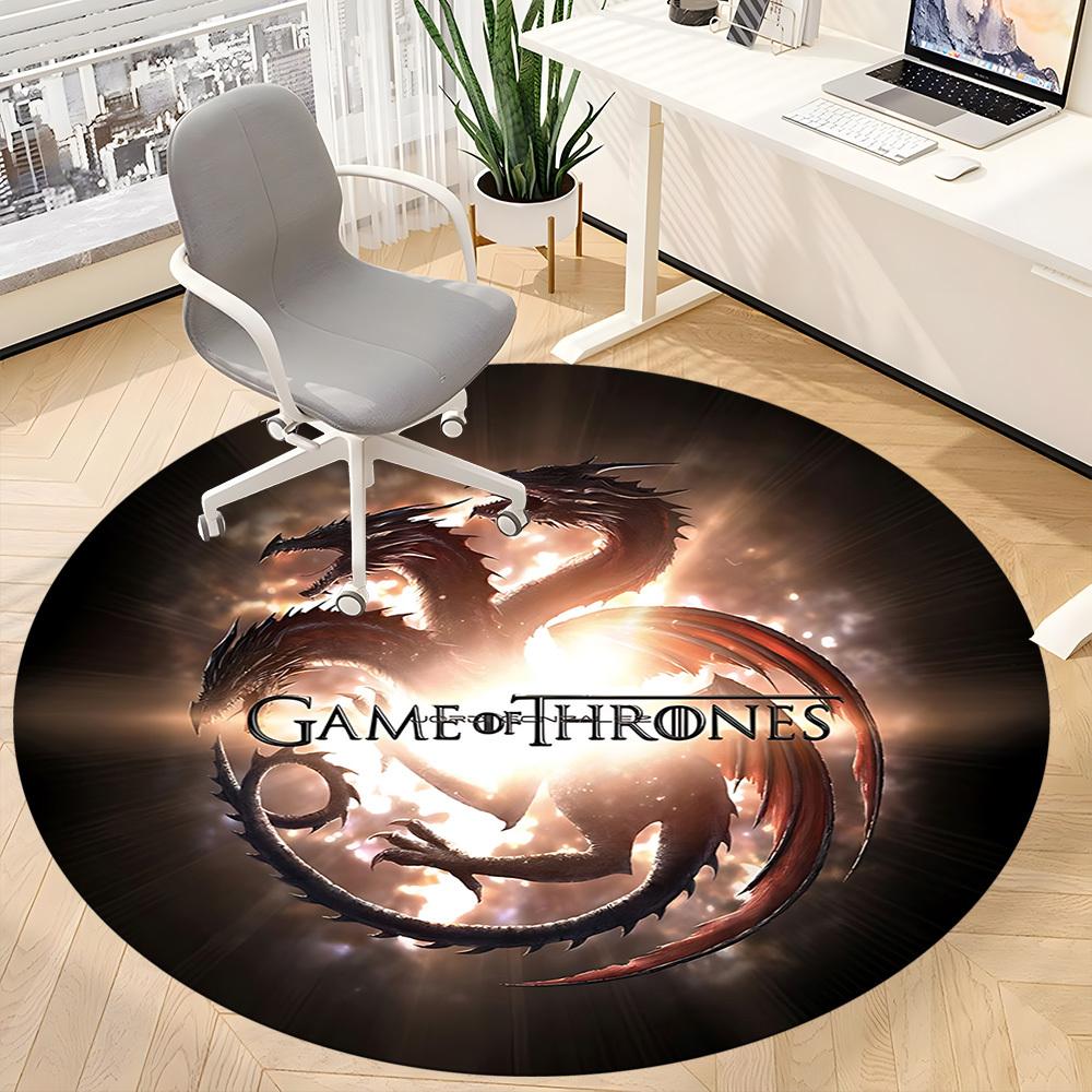 1pc Game of ThronesChair Carpet for Office, Non-slip, Soft and Durable Office Rug for Interior Decoration, Perfect for Office yy250925089