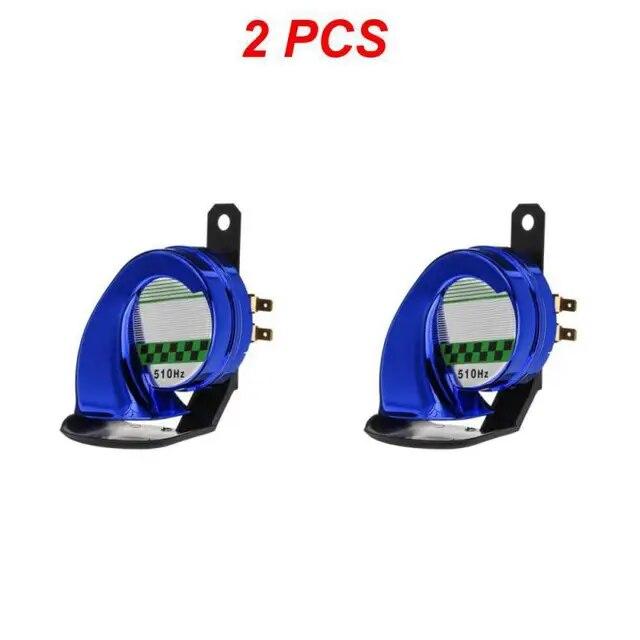 1/2/3PCS Waterproof DC 130db Motorcycle Snail Air Horn Siren Super Loud For Car Truck Motorbike Universal