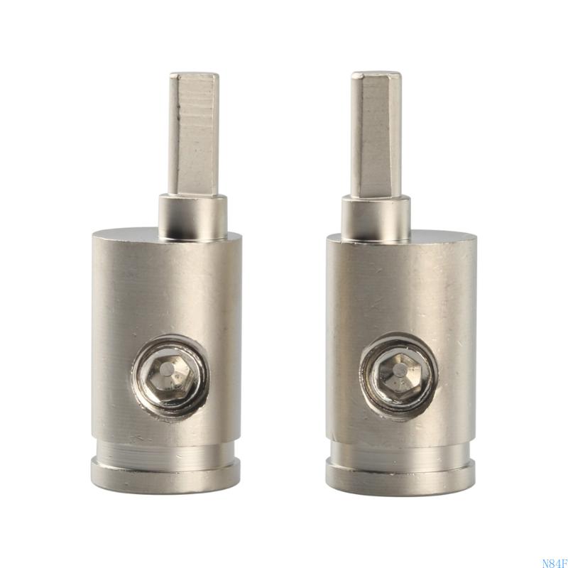 

N84F Brass Auto Sound Connector Reducers 4GA to 8GA/4GA to 4GA Amp Input Reducer Connector for Industrial Application 4GA to 8GA