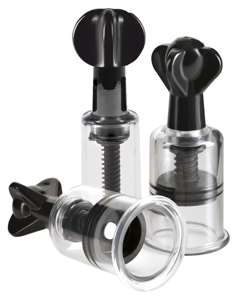 Fetish - Strong Nipple and Clitoral Suction Cups with Twist Mechanism