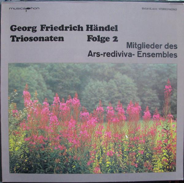 

LP Record GEORG FRIEDRICH HÄNDEL / ARS REDIVI - Triosonaten, Folge 2 BM30SL4111 Musicaphon 1980 Germany Classical Used