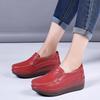 Korean Style Wedge Heel Platform Slip-on Shoes for Women