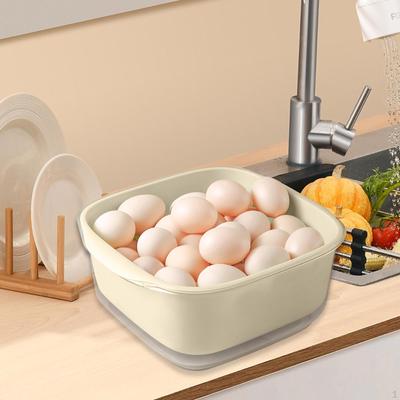 2 in 1 Sieb mit Mischen Schüssel Set Lagerung Korb Gemüse Waschen Mesh Sieb Abtropfen