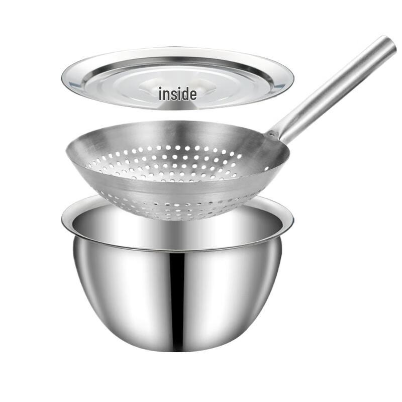 Sule 304 Stainless Steel Multi-Purpose Pot with Strainer Lid