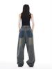 2025 American Retro Autumn Ripped Jeans for Men and Women - Trendy High-End Design with Reversible Wear.