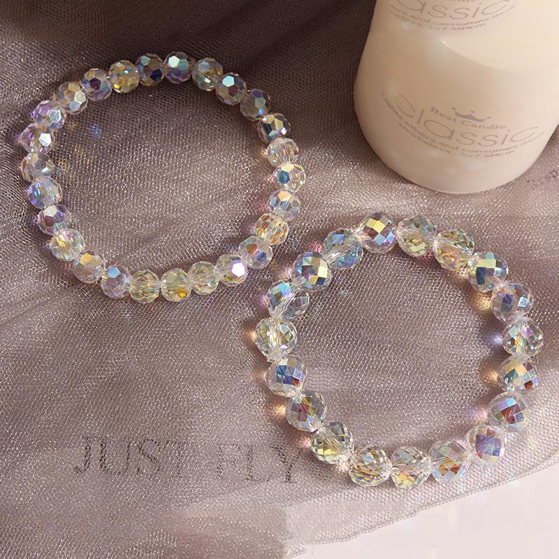Summer Style Crystal Bracelet: Elegant Light Luxury, Sweet & Versatile for Women or Best Friends