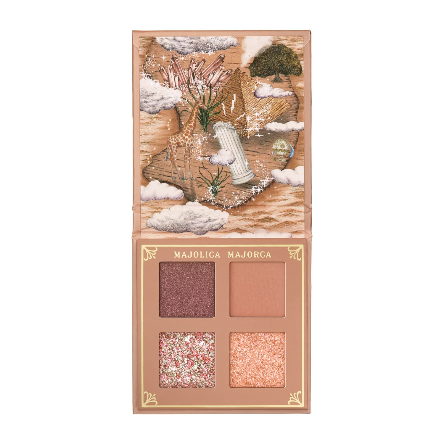 

MAJOLICA MAJORCA Shadow Flash BE703 Какао-бежевые тени для век Порошковые Высокоблестящая палетка Shiseido (Выключатель молнии) 3,2 г Сияющий, Матовый,