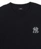 Emelbi Basic Back Street Logo Oversized Short Sleeve T-Shirt Ny (Black)
