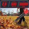 High Speed 30000 RPM Extended Blower Bare Tool with Brushless Motor 500W Power Copper Design Low Noise Performances