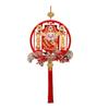 Hanging The God of Fortune Pendant Chinese New Year Red God of Wealth Ornaments Home Decor Electric Shaking Head