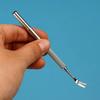 3Pcs/Set Stainless Steel Tick Removal Tool Tick Fork Double Headed Clamp Professional Tick Tweezers Portable Bend Clamp
