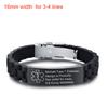 Free Personalized ICE Medical Alert Emergency Reminder Bracelet for Women Men DIABETES EPILEPSY