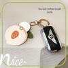 Creative Leather Fruit Series Access Card Holder & Airtag Keychain Charm