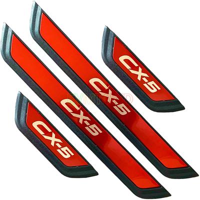 עבור מאזדה CX-5 KF CX5 אביזר 2017- 2022 נירוסטה דלת רכב סף שפשוף לוחית מגן דוושת מגן כניסה