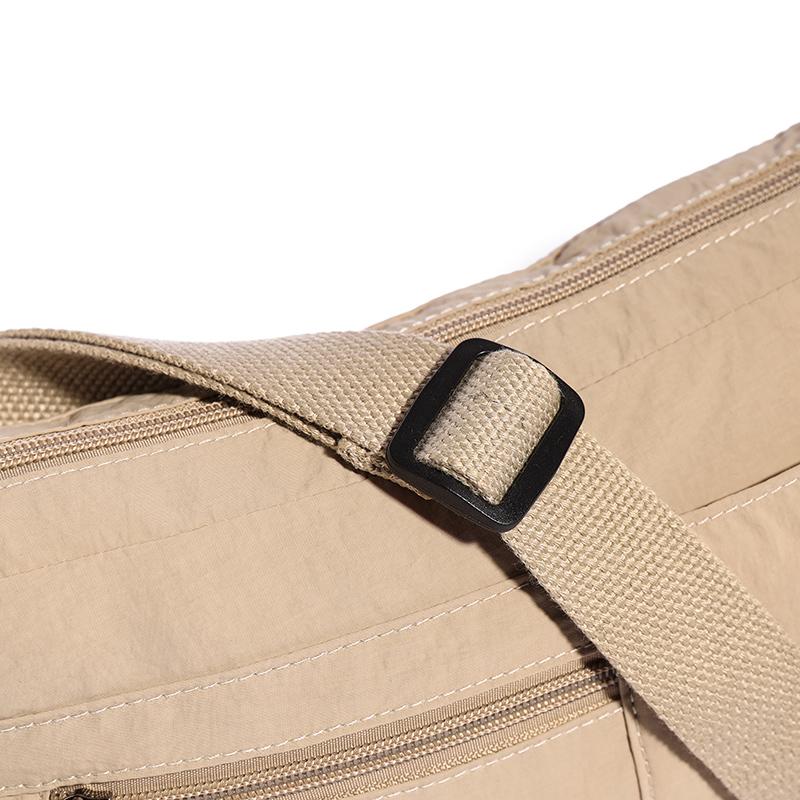 Lightweight Nylon Crescent Crossbody Bag Casual Shoulder Purse