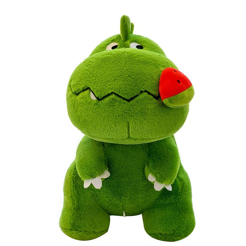 Adorable Plush Dinosaur Pillow Cute Snack Dinosaur Stuffed Toy Perfect Birthday Gift For Girls